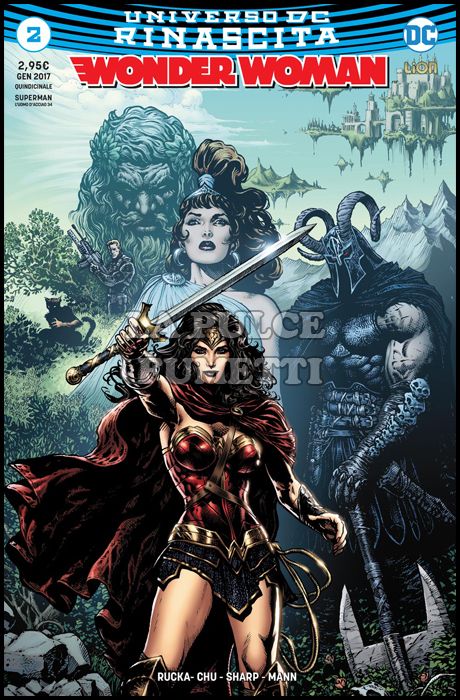 SUPERMAN L'UOMO D'ACCIAIO #    34 - WONDER WOMAN 2 - RINASCITA